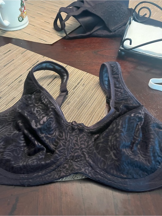 Breezies Other - Breezies Black Floral Underwire Bra -40c preloved